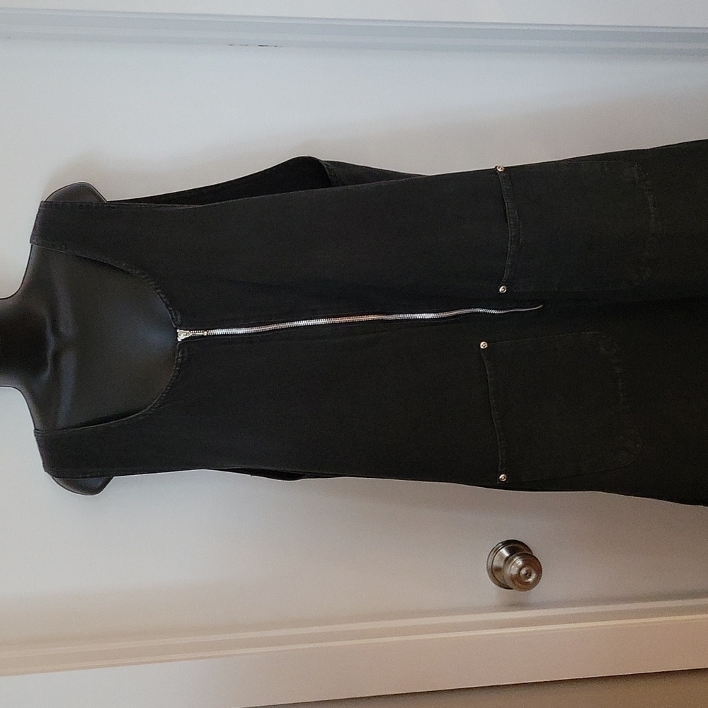 PLUS FACTOR RIGID DENIM DRESS